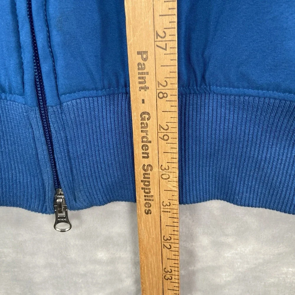 Air Jordan Jacket Mens Medium Mesh Lined Windbreaker Full Zip Activewear Blue